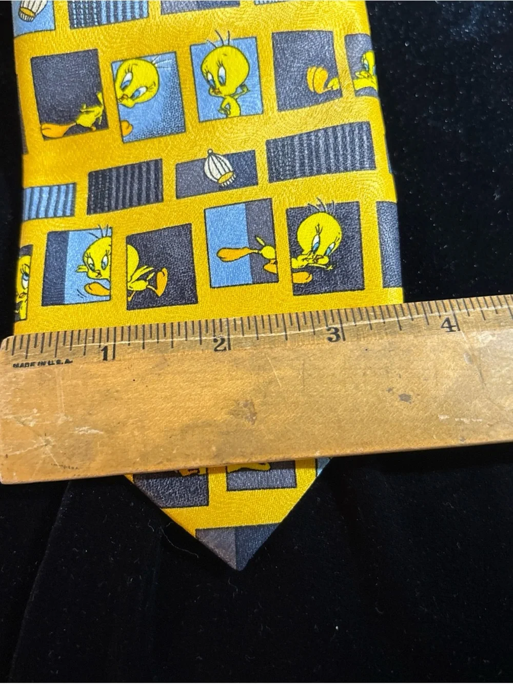 Warner Bros. Tweety Cartoon Tie - Yellow & Blue
